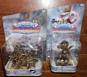 Skylanders Superchargers Bronze Tomb Buggy & Bone Bash Roller Brawl MINT L@@K 2