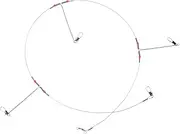 MOBUTOFU 1 Set Outdoor Fishing Wire Leader Rigs Tracer Rigs for Sea Fishing Easy to Carry Prevents Fish Escape