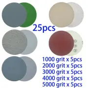 Grinding Sanding Disc Polishing 25pcs Sandpaper Silicon carbide Useful