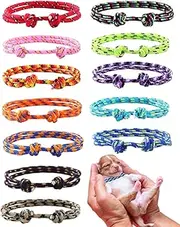 KGDUYC Pack of 12 Puppy ID Collars, Pet Collars, Adjustable Soft Puppy Kitten Collars, Collar for The Delivery of Pets, Collar for Newborns, Puppies, Kittens