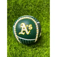 在飛比找蝦皮購物優惠-MLB 奧克蘭運動家隊彩色紀念球