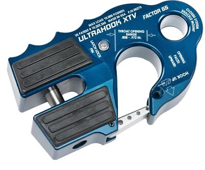 UltraHook XTV Winch Line Shackle Mount - Blue Factor 55 00275-02