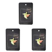 3x Geek Culture Dino Enamel Pin Button Badge/Brooch Patch Jewellery Pteranodon