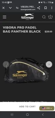 Padle BAG VIBORA PRO PADEL BAG PANTHER BLACK