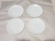 Corelle Winter Frost White Lunch Plates Set of 4