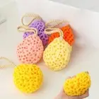 Honeycomb Sponge Bath Ball Exfoliating Cleaning Brush Mini Massage Brush Women