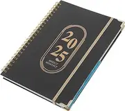 Year Planner Notebook Daily Weekly Monthly Scheduler Spiral Bound Planner Academic Journal Desk Sheet for Office