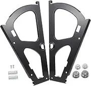 MAGICLULU 2pcs Shoe Cabinet Tipping Frame Shoe Rack Hinges Shoes Cabinet Hinge Flip Hinges Shoe Stand Shoe Cabinet Flip Hinges 2 Tier Shoe Rack Home Shoe Cabinet Racks Iron Black