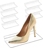 STOBAZA 8pcs Clear Slatwall Shelves for Shoe Display Versatile Shoe Racks for Retail Home Easy Clean Clear Accessories for Organizing Sneakers and Footwear
