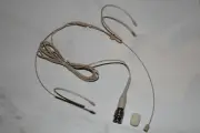 Beige Headset Microphone w/ 4 pin mini XLR for Audio Technica Body Packs