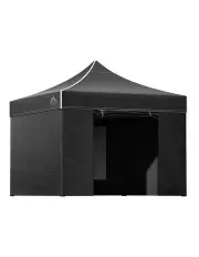 Instahut 3x3M Gazebo Walls - Black