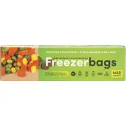Biotuff Compostable Freezer Bags Medium 4L 25 Pack
