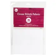 3 Pack CousinDIY 16 Count Aida Fabric 11.25"X18"-White 40002507