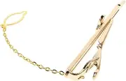 [Minkissy] Stylish Music Note Necktie Clip for Men Decorative Metal Tie Clamp Easy to Attach Design for Formal Banquets Casual Parties Enhances Your Look with Sophisticated Style