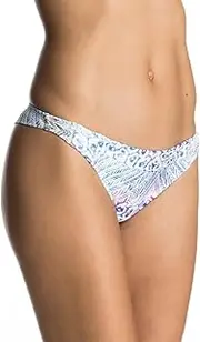[Roxy] Womens Sneak Peak Mini Bikini Bottom, X-Small, Marshmallow Labana A