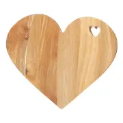 Heart Charcuterie Board Bread Cheese Serving Tray Wooden Cutting Board