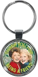 [Ata-Boy] Golden Girls 1.5'' Fob Keychain Keyring for Keys, Backpack Pulls and More - Multi - One Size