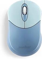 Perixx PERIMICE-802BL Wireless Bluetooth Mouse - Portable Design - Compatible with Windows, iOS, and Android PC, Laptop, Tablet, and Smartphone - Blue