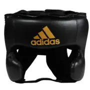 adidas Leather Boxing Old School Open Face Head Guard