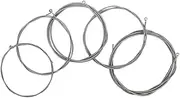 COOPHYA Replacement Bass Strings Set 5pcs Alloy Wrapped Bass Strings Easy to Use