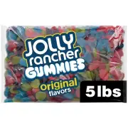 NEW JOLLY RANCHER Assorted Fruit Flavored Gummies Candy, 5 Lbs Bulk Bag