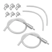 Gasedin 2 PCS Brake Bleeder Hose, One Way Check Valve Tube Bleeding Tool Kit ...