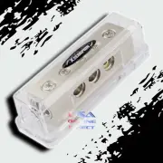 Platinum Ground Distribution Block Two 0/2 Gauge Wire 12v Inputs Three 4ga out
