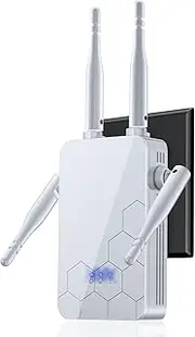 WiFi Extender Internet Booster, Range Repeater Wireless Routers Amplifier, Mesh Wi-Fi 80% Faster | Broader Than Ever, Support More Network Devices at Home