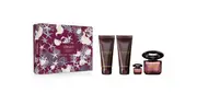 Versace Crystal Noir women's gift set Eau de Parfum 90 ml + perfumed body milk 100 ml + perfumed shower gel 100 ml + Eau de Parfum 5 ml