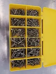 420pc Stainless Steel Screw Assortment with Organizer