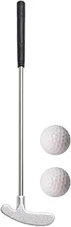 Two Way Putter Rackets, Portable Golf Clubs with Stainless Steel Shaft and Zinc Legation Head -2 Way, Stainless Steel Golf Accessories for Living Room, Bedroom, Put