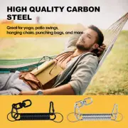 Hammock Hanging Spring Carbon Steel Porch Swing Spring Hanger Professional .w