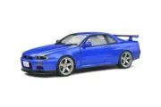 Mini Car Solido 1/18 Nissan Skyline GT-R R34 1999 NISMO Bayside Blue Japan