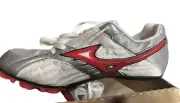 MIZUNO Speed 2004 TRACK FIELD SPIKES SHOES Red Grey Vintage New Old Stock Sz 6.5