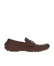 Ferragamo Grazioso Logo Plaque Loafers 7EEE,5,6,6EEE,7,8EEE,7.5 Green