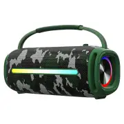 X5 20W bluetooth Speaker Portable Speaker 3D Stereo Deep Bass RGB Light 20H Playback Hands-free Calls IPX6 Waterproof TW