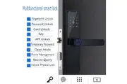 Tuya Home WIFI Smart Door Lock Biometric Fingerprint Smart Card Password Key USB
