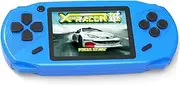 Beijue 16 Bit Handheld Games for Kids Adults 3.0'' Large Screen Preloaded 100 HD Modern Video Games Seniors Electronic Game Player for Boys Girls Birthday Xmas Present (Blue)