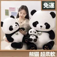 在飛比找蝦皮購物優惠-桃園現貨⚡️熊貓玩偶 熊貓抱枕 國寶大熊貓 熊貓娃娃 大熊貓