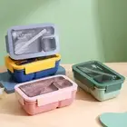 Portable Children Lunch Box Microwavable Heating Bento Box With Compartments _we