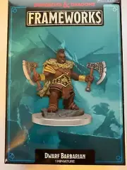 Dwarf Barbarian Female W1 Frameworks D&D miniature Dungeons Dragons unpainted Z
