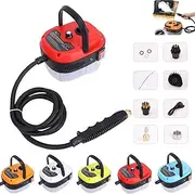 Eigoods 2500w Handheld High-Temperature Pressurized Cleaner, Multi-Surface Natural Steam Cleaner For Car, Kitchen (Red)