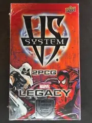 2017 UPPER DECK MARVEL 2PCG VS SYSTEM LEGACY SPIDER-MAN SEALED BOX + PROMO CARD