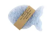 Fish Shape Soap Savers Draining Lift Pad Soap Holder for Shower PVC - Clear