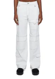 [BY DYLN] Fargo Denim Jeans - White