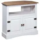 Mexican Pine Wood Console Table Hallway Entry Side Wooden Display Desk Drawers