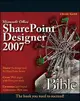 Microsoft Office SharePoint Designer 2007 Bible (Paperback)-cover