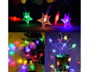 Christmas Fairy Lights, Low Fairy Lights, Transparent Cable Lighting, Christmas Decoration, Outdoor Christmas Decoration, Window Light Decoration