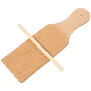 1 Set wooden rolling Homemade Pasta Tools Wood Pasta Board Gnocchi Board Set