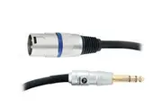 Carson Rocklines 6 Foot Balanced TRS/(M) XLR Cable TRS Jack To XLR